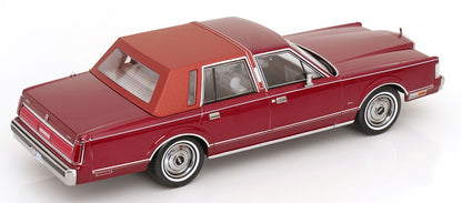 KK Scale 1985 Lincoln Town Car "Point Break" Movie Red Metallic 1:18