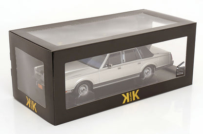 KK Scale 1985 Lincoln Town Car "Air" Movie Silver 1:18