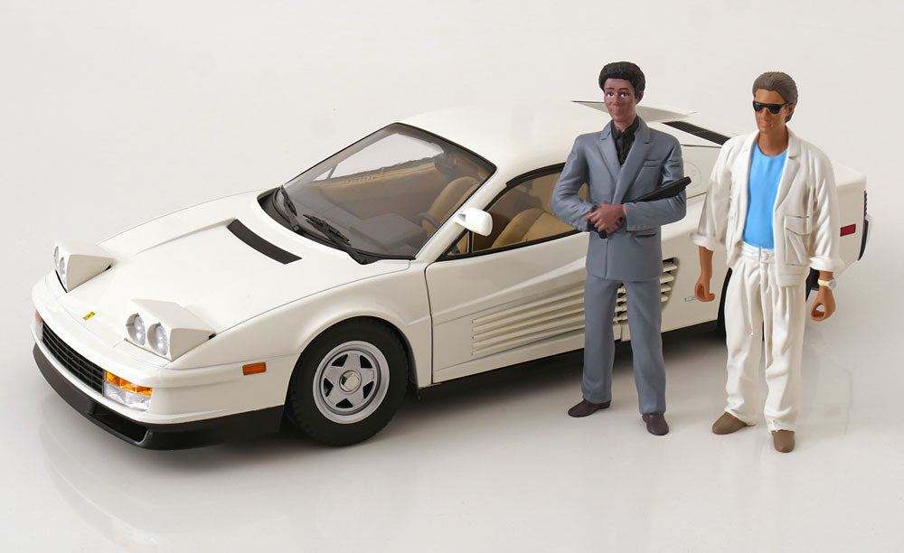 KK Scale 1984 Ferrari Testarossa White Monospecchio US-Version 1