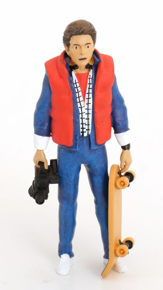 KK Scale - Figures - Marty McFly (Michael J. Fox) w/ Skateboard Back to the Future 1:18