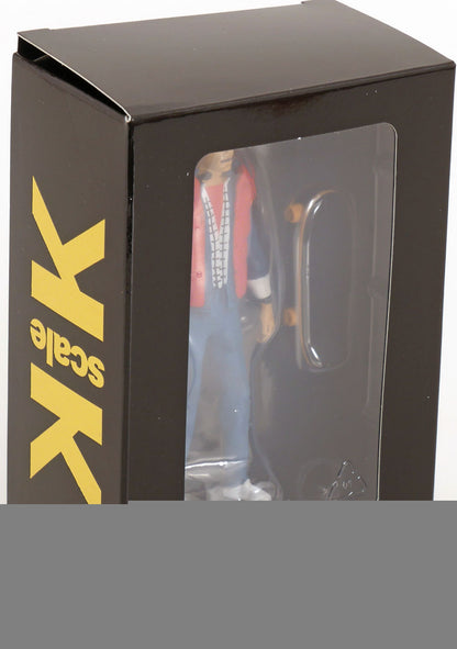 KK Scale - Figures - Marty McFly (Michael J. Fox) w/ Skateboard Back to the Future 1:18
