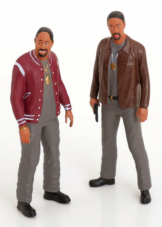 KK Scale - Figures - Mike Lowry & Marcus Burnett (Bad Boys Movie) Standing 1:18