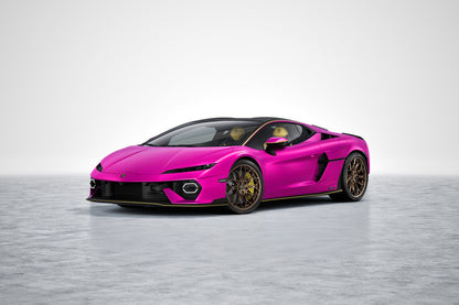 MR Models 2024 Lamborghini Temerario Alleggerita Package Viola Bast WITH DISPLAY 1:18