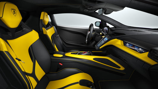 MR Models 2024 Lamborghini Temerario Alleggerita Package Viola Bast WITH DISPLAY 1:18