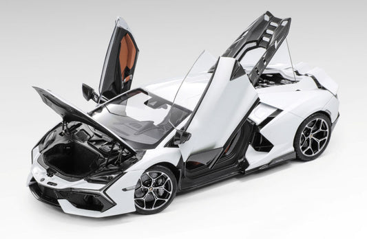 LCD 2024 Lamborghini Revuelto White 1:18