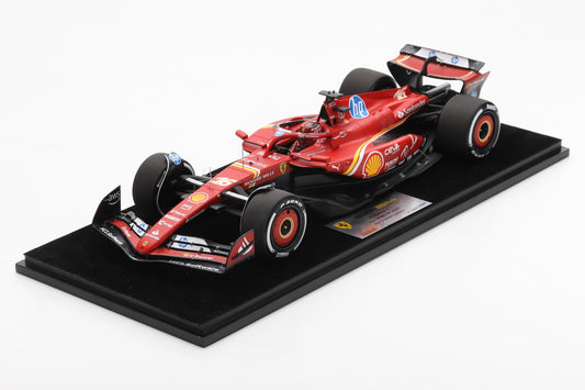 Looksmart Ferrari F1 SF-24 Team Scuderia #16 3rd Abu Dhabi GP (LeClerc) Red 1:18
