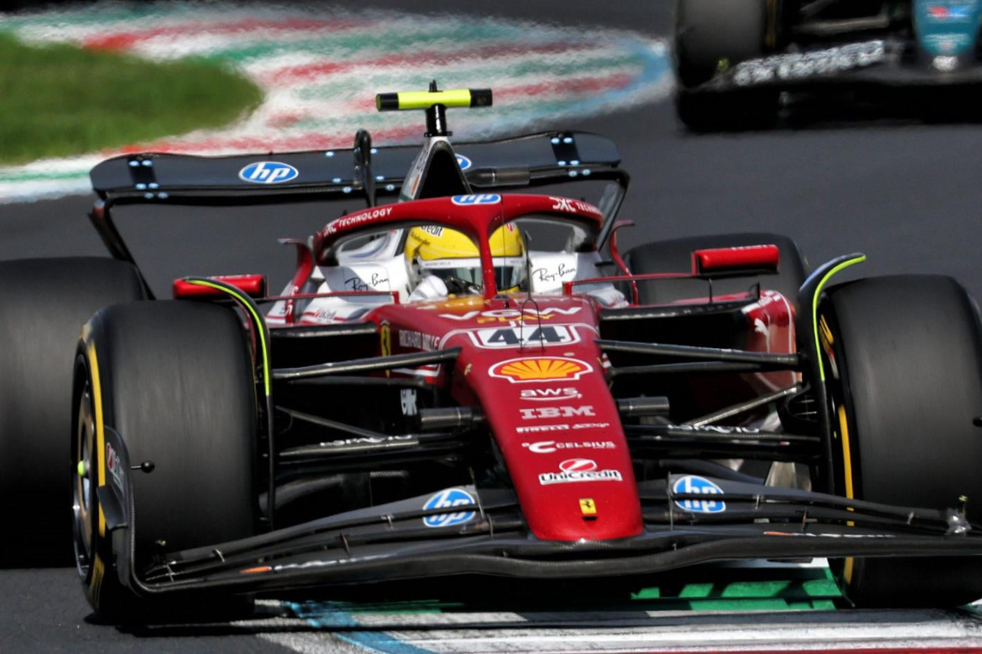 bburago 1/18 scale diecast SF-25 Ferrari Italy Monza GP Hamilton