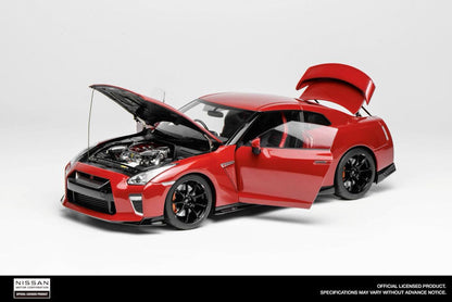 Motorhelix 2020 Nissan Skyline GT-R R35 Nismo Track Edition Vibrant Red 1:18