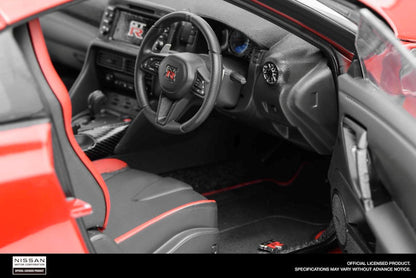 Motorhelix 2020 Nissan Skyline GT-R R35 Nismo Track Edition Vibrant Red 1:18