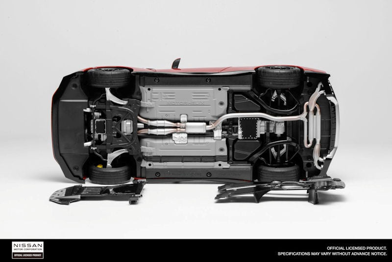 Motorhelix 2020 Nissan Skyline GT-R R35 Nismo Track Edition Vibrant Red 1:18