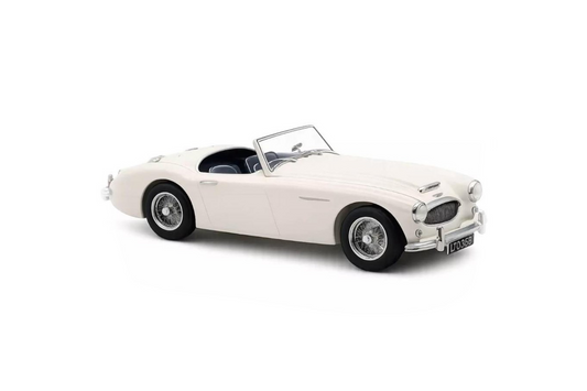 Norev 1961 Austin Healy 3000 MK2 Old English White 1:18