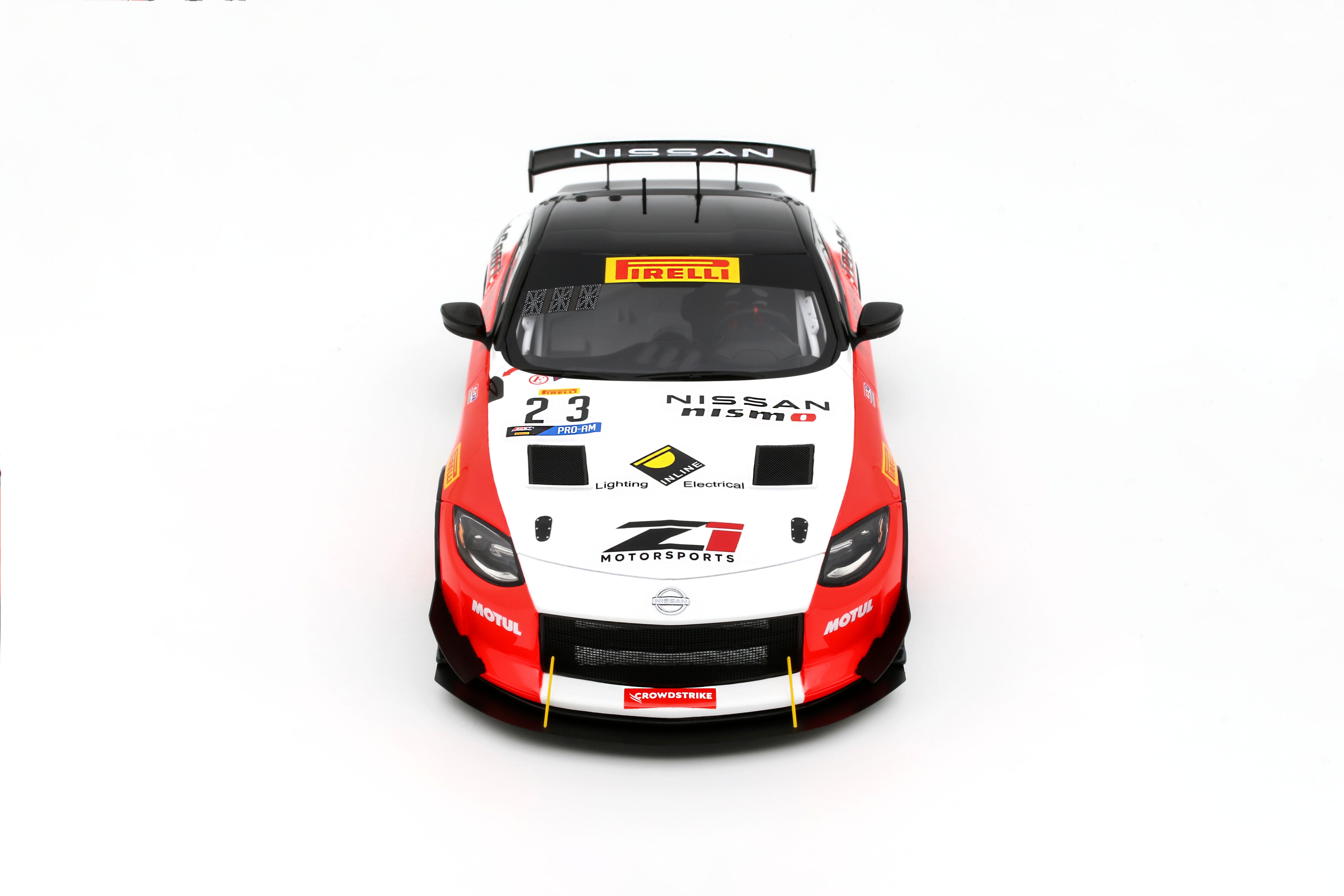 スポーツ・カー サウンド・エフェクト・ハンディ・シリーズ レコード　EP 希少 Otto 2023 Nissan 400 Z GT4 #23 White and Red 1:18 – STM Diecast