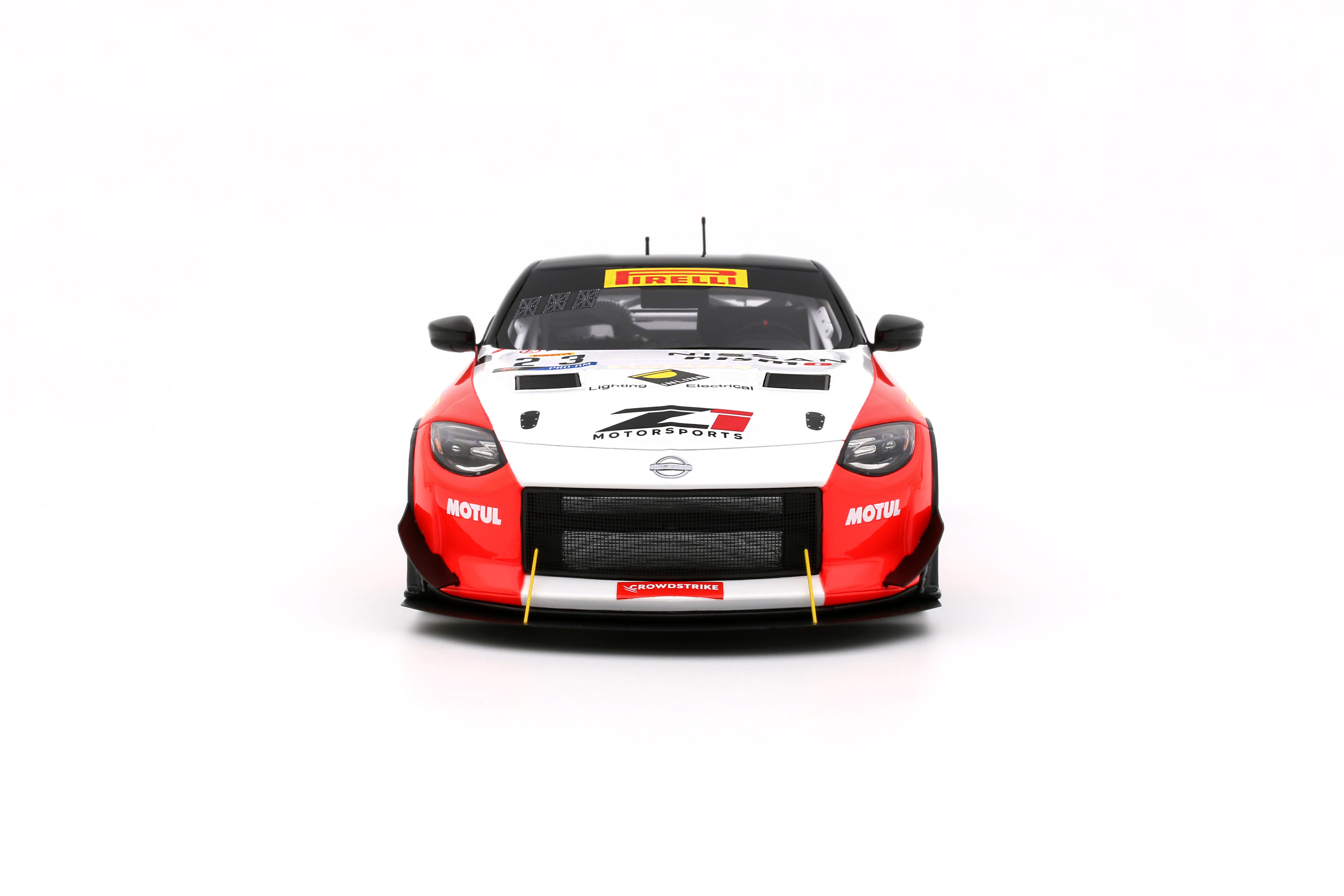 Otto 2023 Nissan 400 Z GT4 #23 White and Red 1:18 – STM Diecast