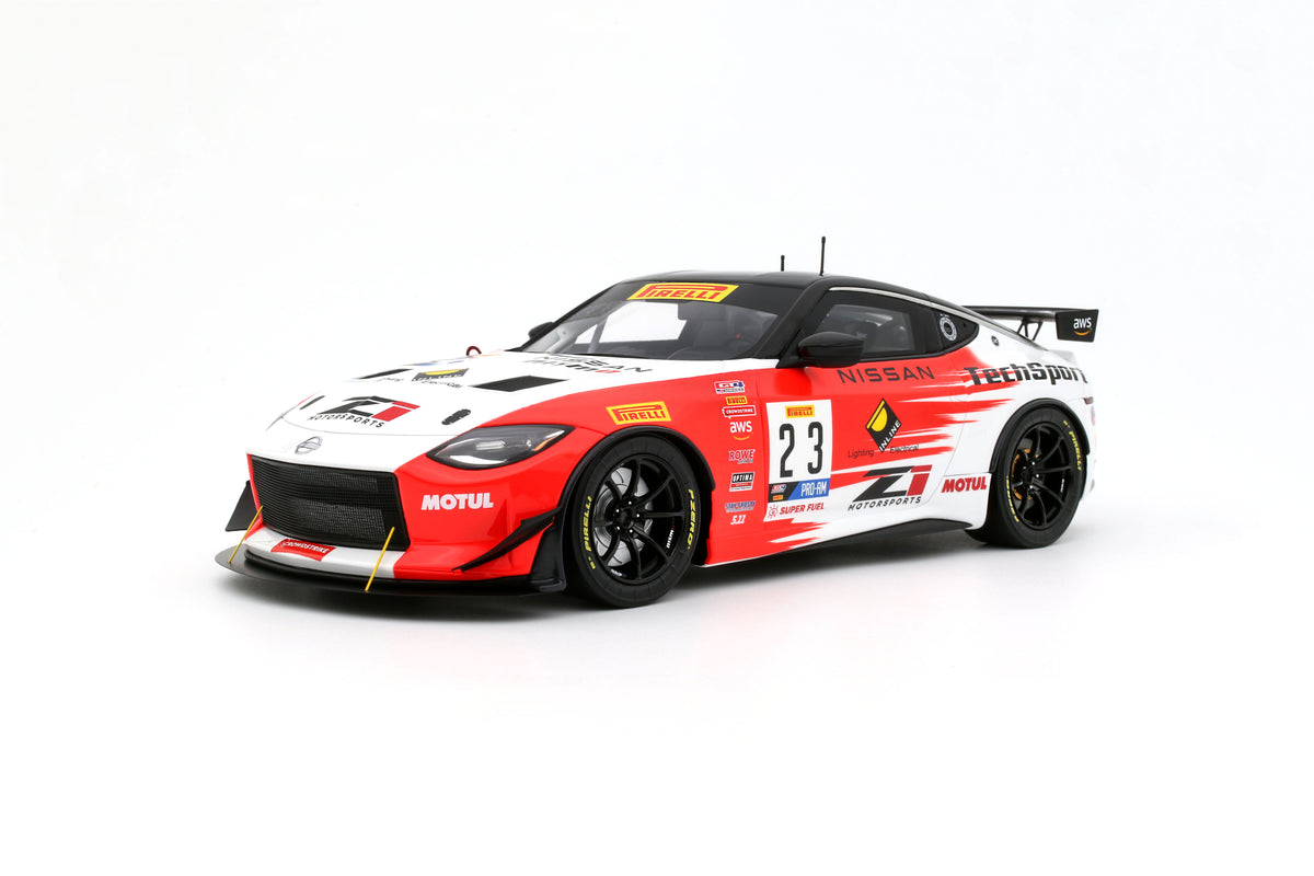 Otto 2023 Nissan 400 Z GT4 #23 White and Red 1:18