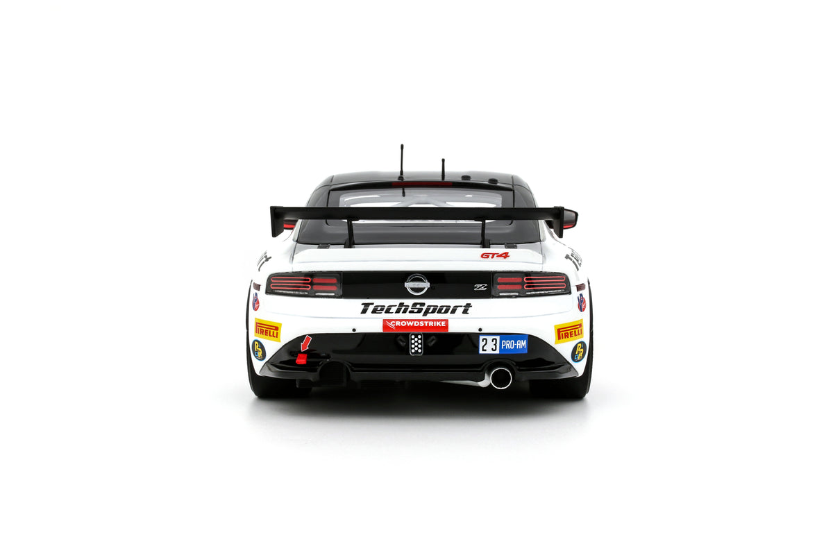 Otto 2023 Nissan 400 Z GT4 #23 White and Red 1:18