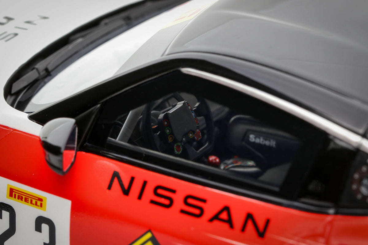 Otto 2023 Nissan 400 Z GT4 #23 White and Red 1:18
