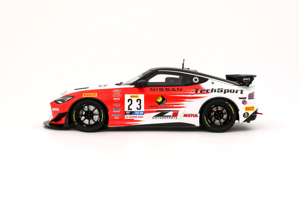 Otto 2023 Nissan 400 Z GT4 #23 White and Red 1:18