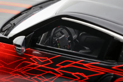 Otto 2022 Nissan 400 Z GT4 #23 SEMA Show 2022 Black and Red 1:18