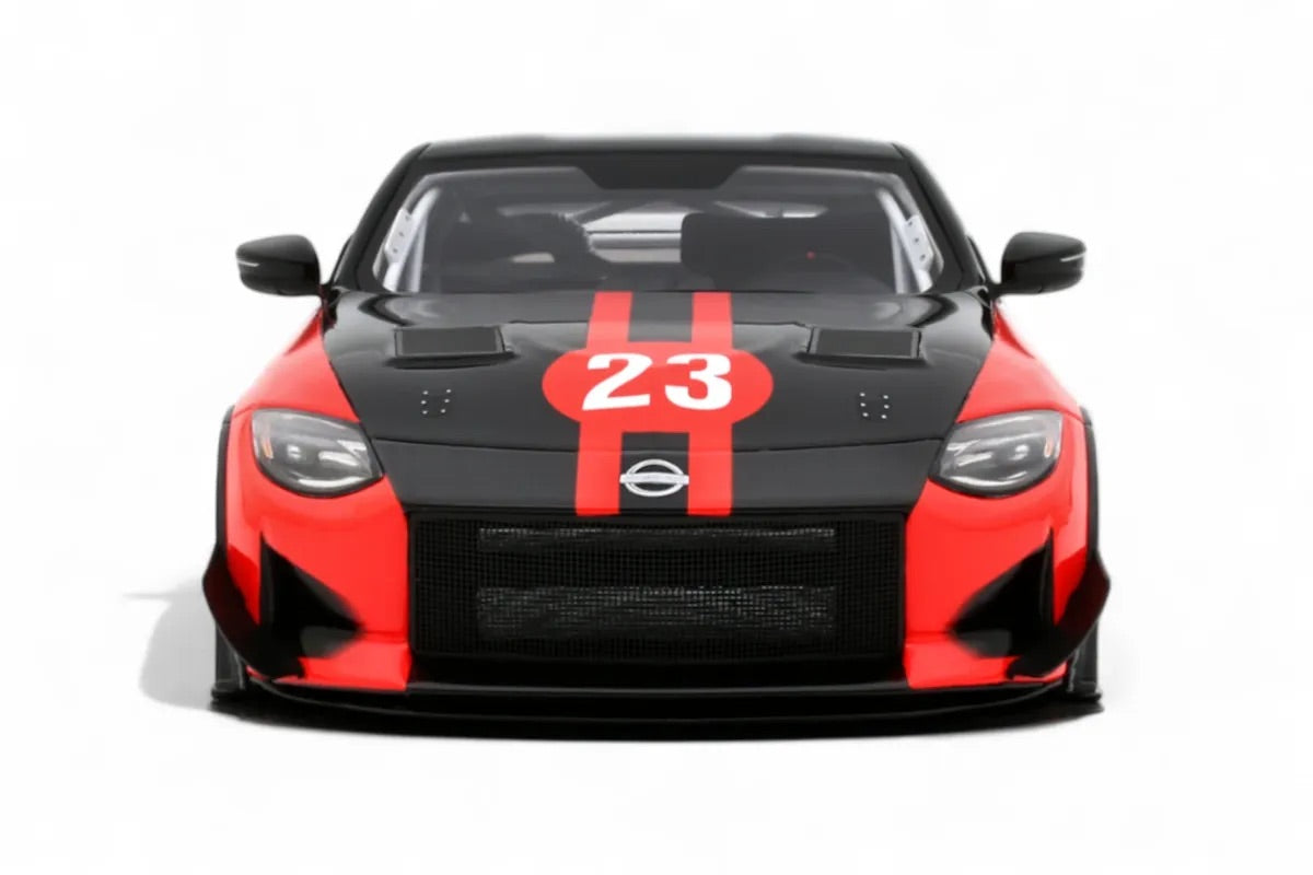 Otto 2022 Nissan 400 Z GT4 #23 SEMA Show 2022 Black and Red 1:18