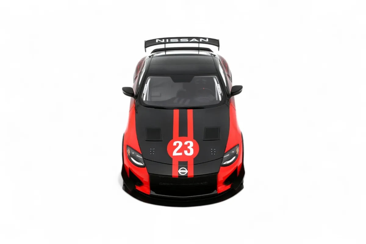 Otto 2022 Nissan 400 Z GT4 #23 SEMA Show 2022 Black and Red 1:18