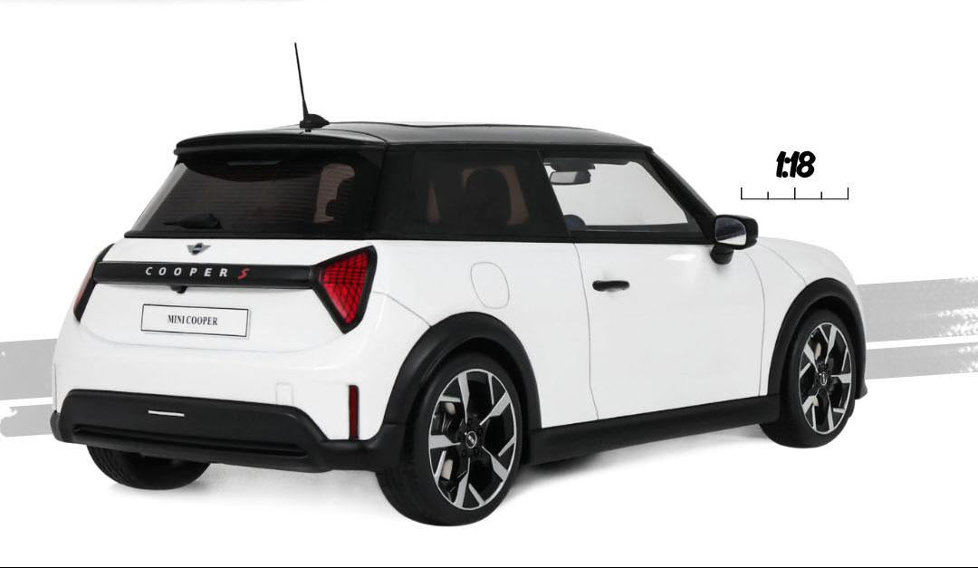 Otto 2025 Mini Cooper S F66 Nanuq White 1:18
