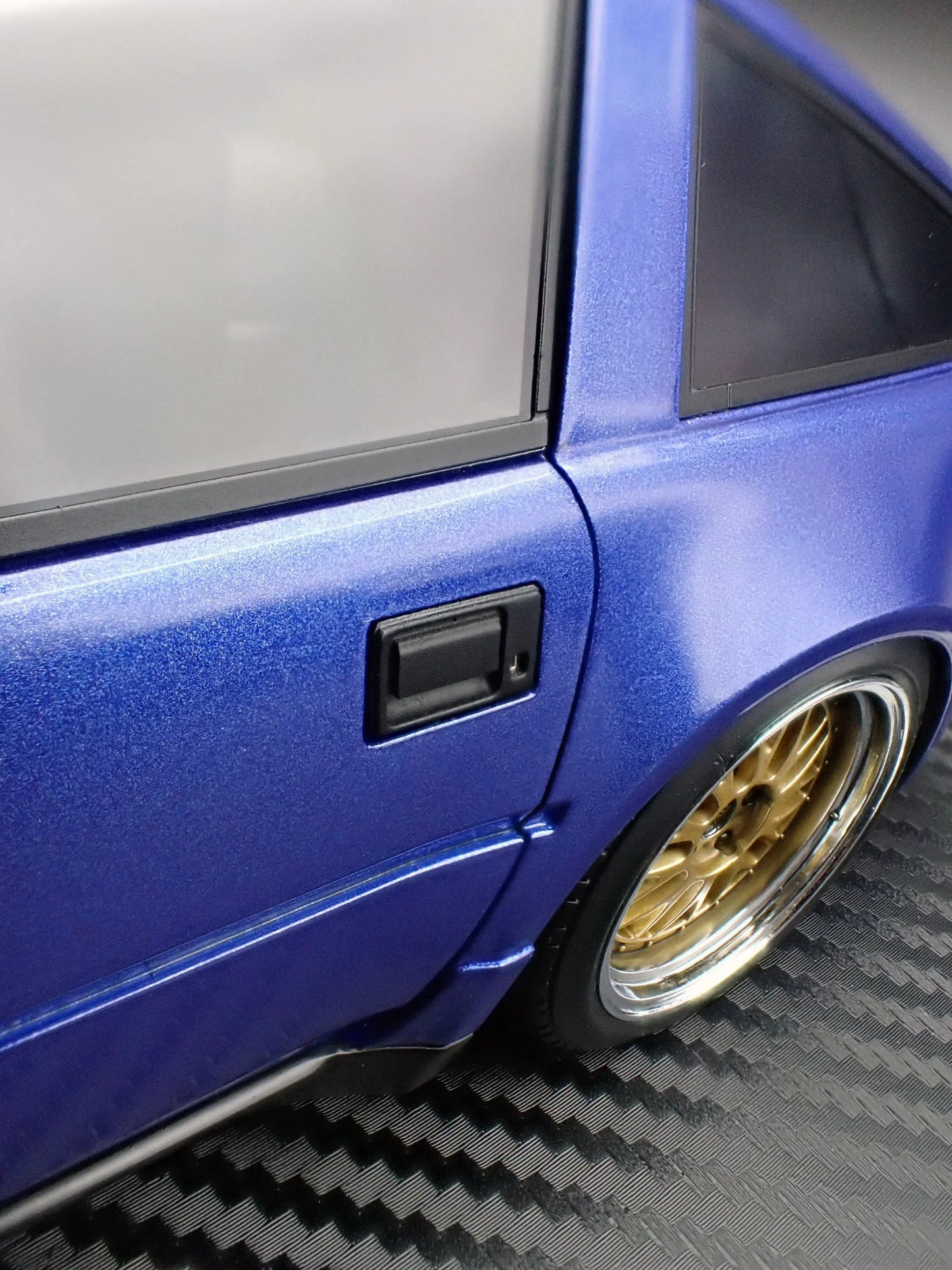 Ignition-Model Nissan Fairlady Z 300 ZR Z31 2-Seater RHD Blue Metallic 1:18