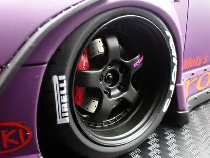 Ignition Model Porsche 993 RWB Widebody "Rotana" Matte Purple 1:18