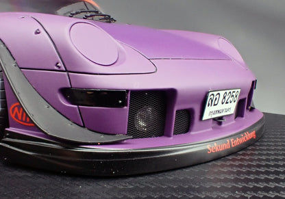 Ignition Model Porsche 993 RWB Widebody "Rotana" Matte Purple 1:18