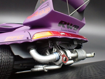 Ignition Model Porsche 993 RWB Widebody "Rotana" Matte Purple 1:18