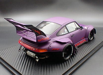 Ignition Model Porsche 993 RWB Widebody "Rotana" Matte Purple 1:18