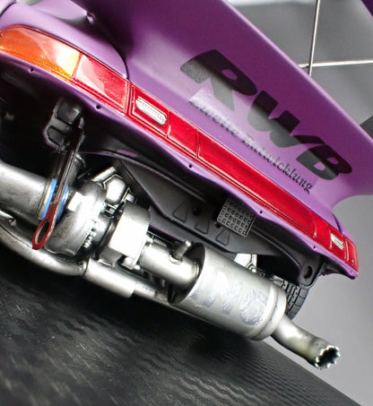 Ignition Model Porsche 993 RWB Widebody "Rotana" Matte Purple 1:18