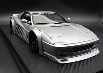 Ignition-Model Ferrari Testarossa 512 LBWK LB-Works Silver 1:18