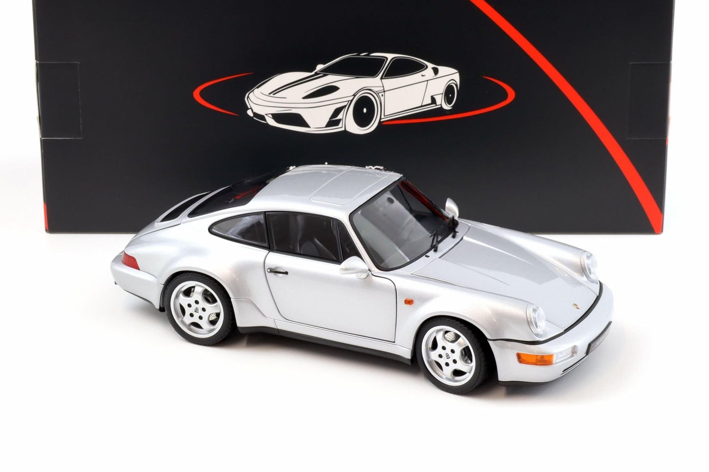 Norev 1993 Porsche 911 964 Carrera 4 WTL 30 Jahre Polar Silver 1:18