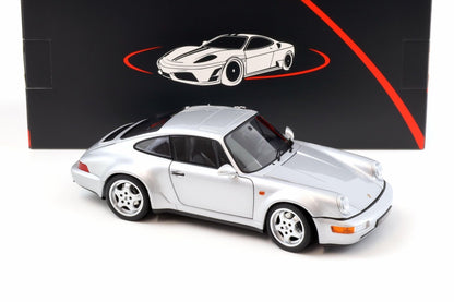 Norev 1993 Porsche 911 964 Carrera 4 WTL 30 Jahre Polar Silver 1:18