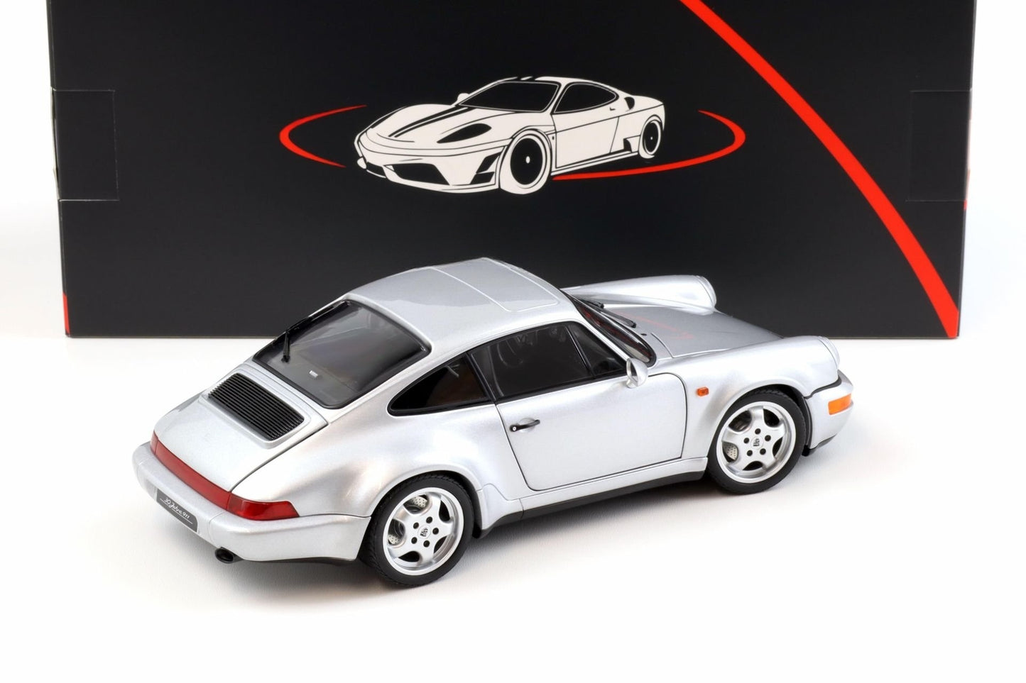 Norev 1993 Porsche 911 964 Carrera 4 WTL 30 Jahre Polar Silver 1:18