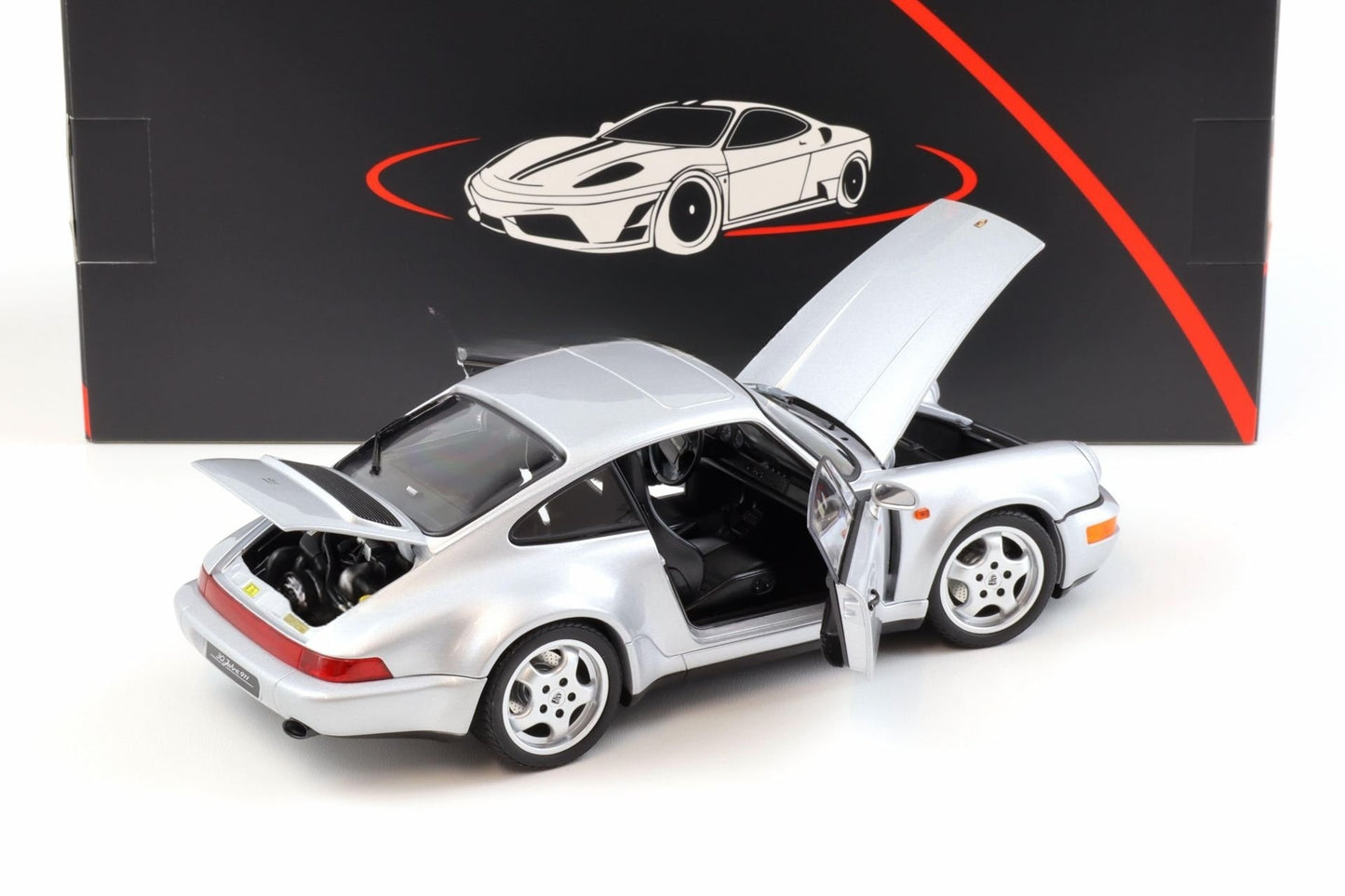 Norev 1993 Porsche 911 964 Carrera 4 WTL 30 Jahre Polar Silver 1:18