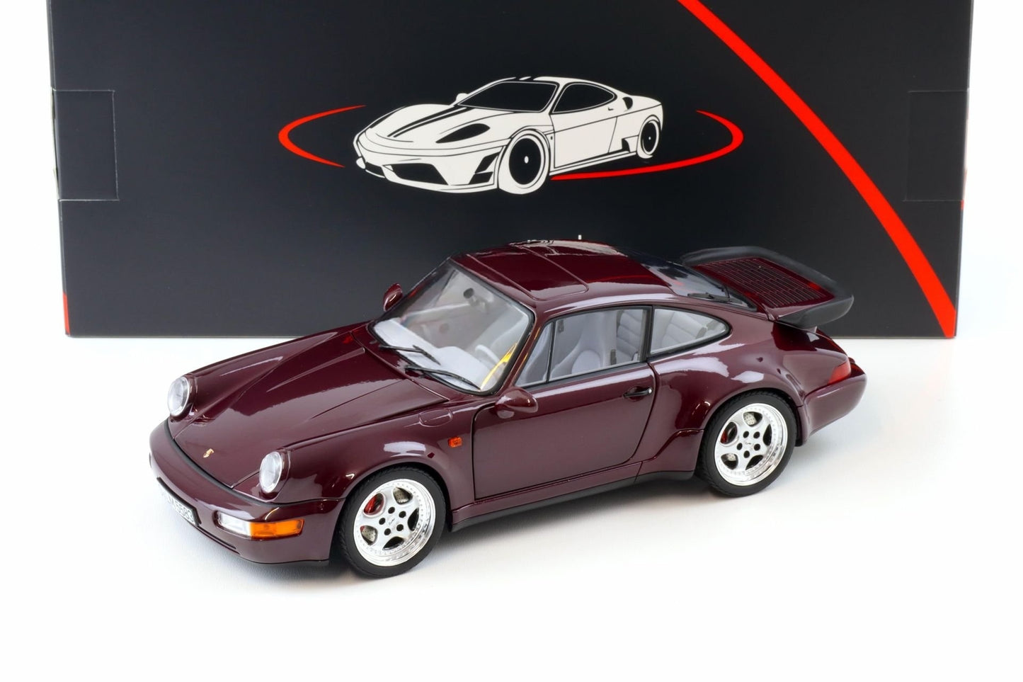 Norev 1993 Porsche 911 964 Turbo 3.6 Coupe Amethyst Purple Metallic 1:18