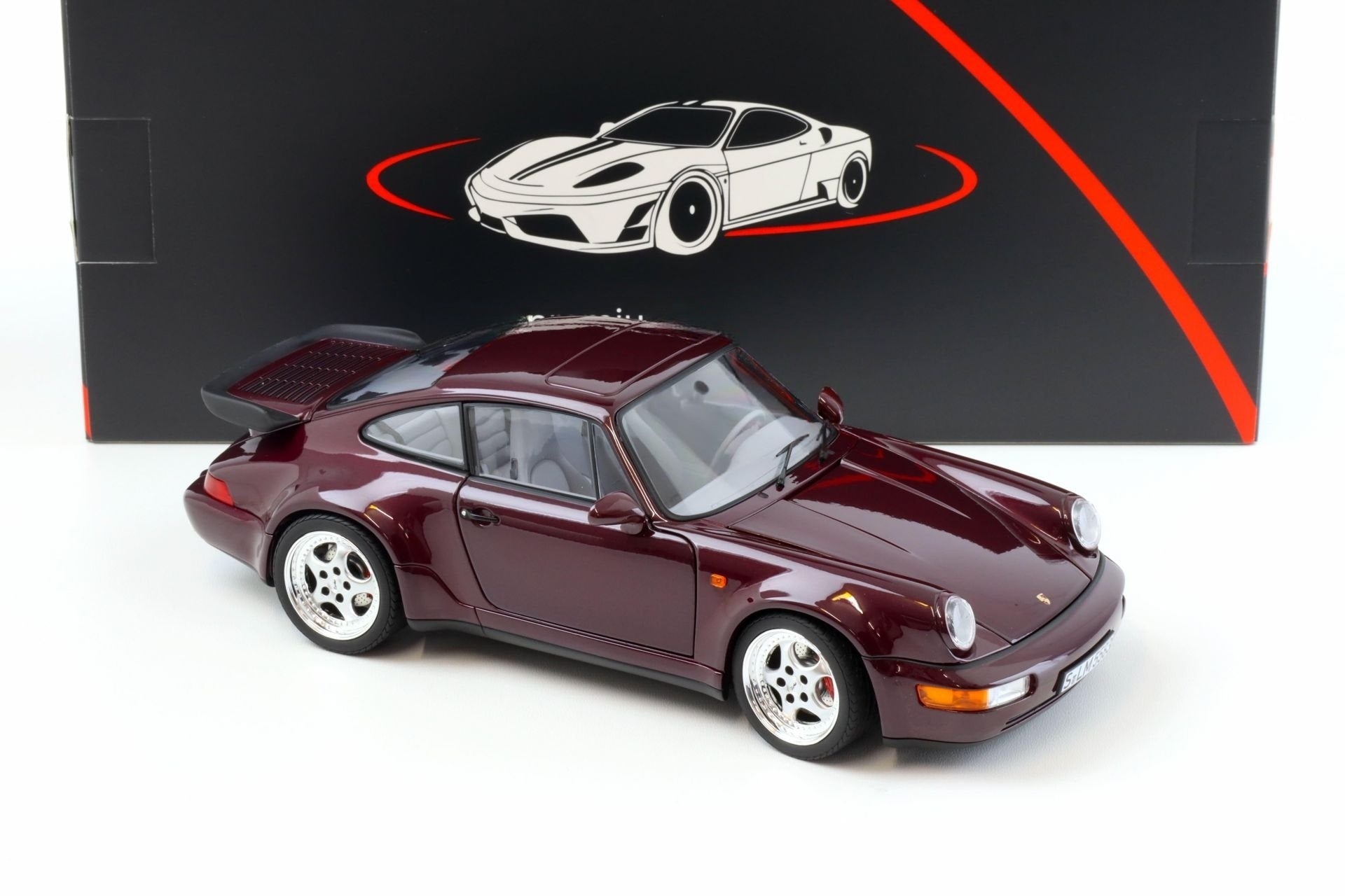914 964 アンバー Norev 1993 Porsche 911 964 Turbo 3.6 Coupe Amethyst Purple