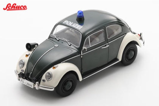 Schuco 1960 Volkswagen Beetle German Polizei 1:18