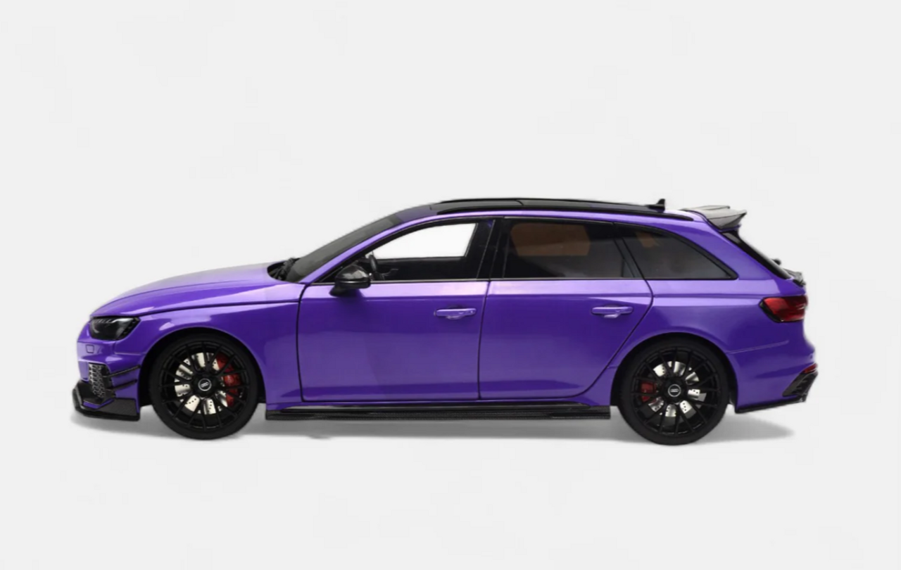 Kengfai KiloWorks 2020 Audi RS4 Avant B9 Darwin Pro Violet Purple Metallic 1:18