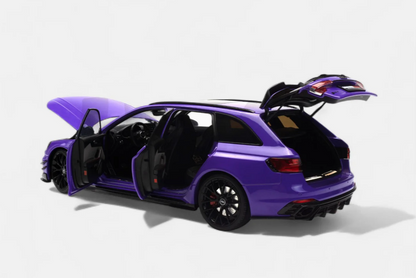Kengfai KiloWorks 2020 Audi RS4 Avant B9 Darwin Pro Violet Purple Metallic 1:18