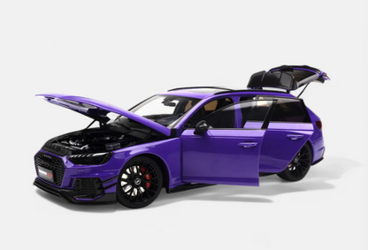 Kengfai KiloWorks 2020 Audi RS4 Avant B9 Darwin Pro Violet Purple Metallic 1:18