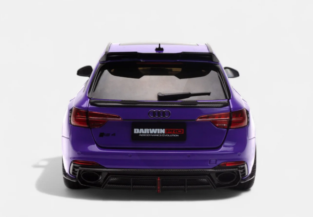 Kengfai KiloWorks 2020 Audi RS4 Avant B9 Darwin Pro Violet Purple Metallic 1:18