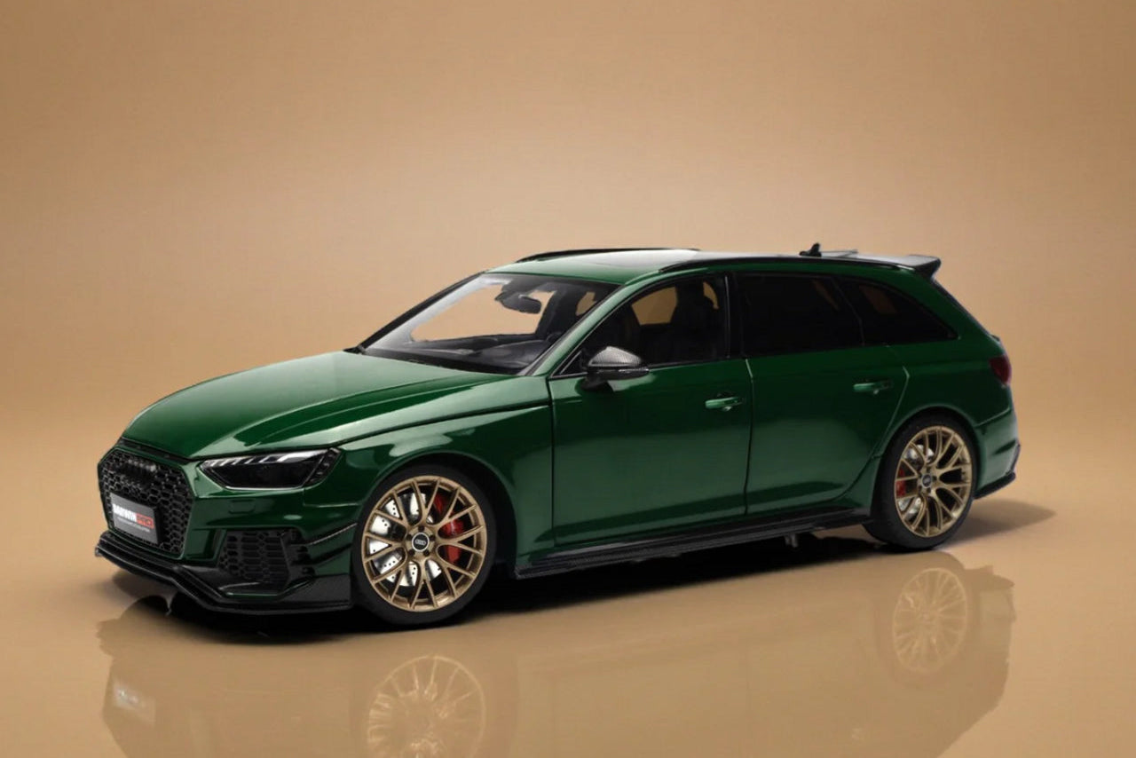Kengfai KiloWorks 2020 Audi RS4 Avant (B9) Darwin Pro Green Metallic 1:18