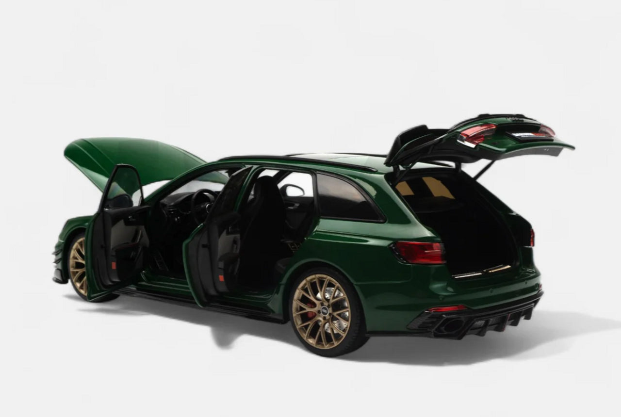 Kengfai KiloWorks 2020 Audi RS4 Avant (B9) Darwin Pro Green Metallic 1:18