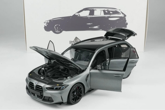 Minichamps BMW M3 Touring (G81) M Wagon Matte Silver Grey 1:18