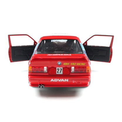 Solido 1986 BMW E30 M3 #27 Kawamoto JTCC Red, White, Blue 1:18