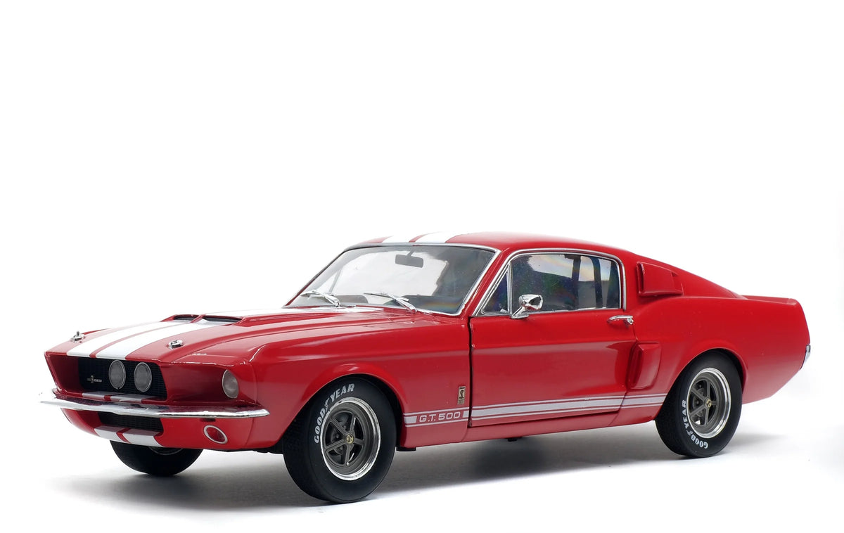 Solido 1967 Ford Shelby Mustang GT500 Candy Apple Red 1:18