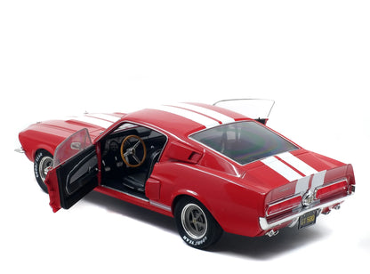 Solido 1967 Ford Shelby Mustang GT500 Candy Apple Red 1:18