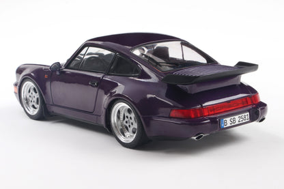 Solido 1990 Porsche 911 (964) Turbo 3.6 Violet Purple Metallic 1:18